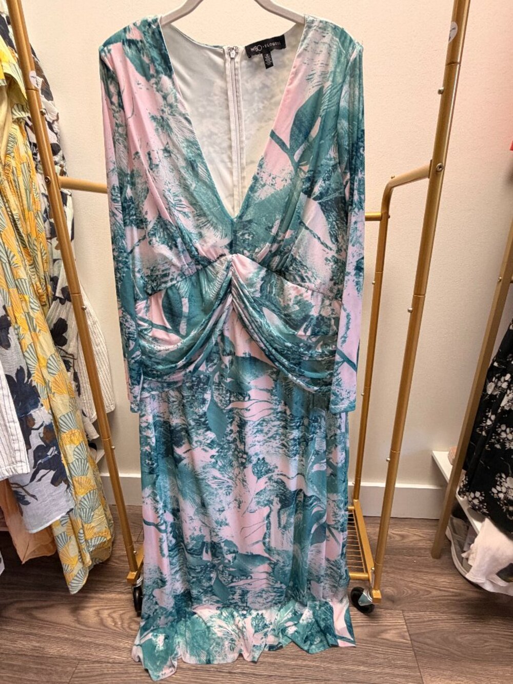 Eloquii X Patbo Patterned Maxi Dress - Picture 2 of 2